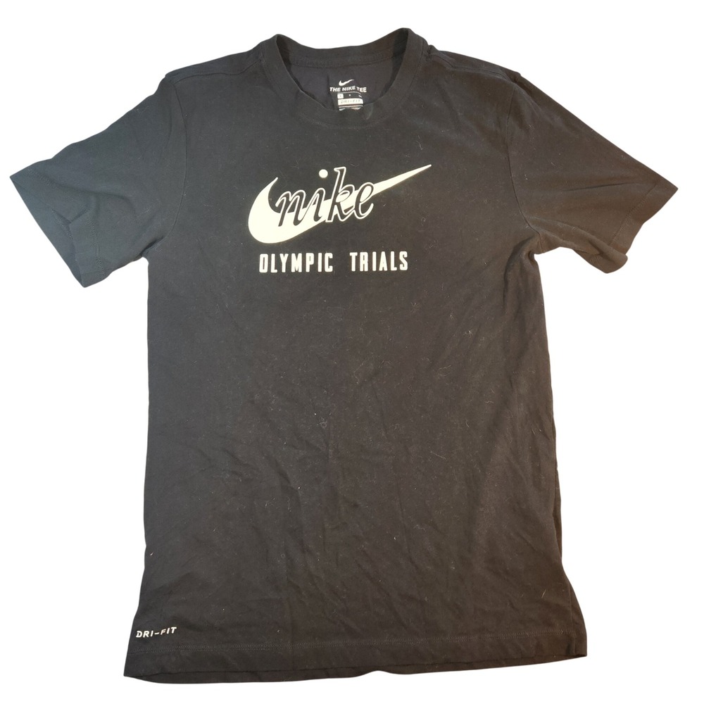 Nike The Nike Tee Olympic Trials Dri-FIT Black‎ T-Shirt Mens Small